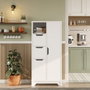 Hanah Home Armario Multiusos LIB1-W Blanco